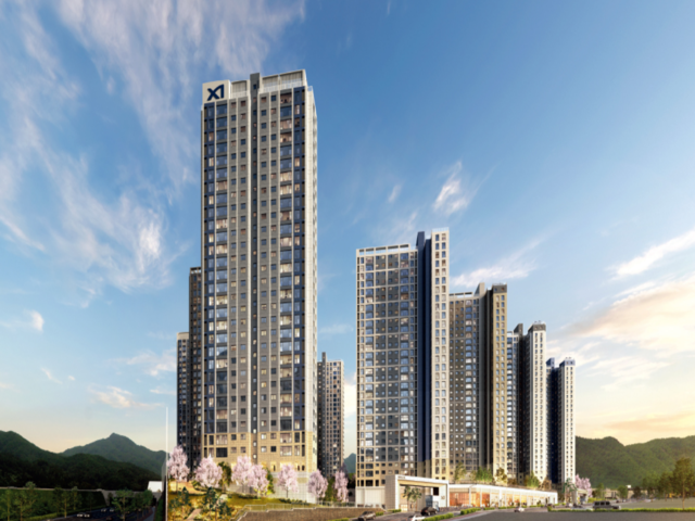 북오산자이 메인 투시도